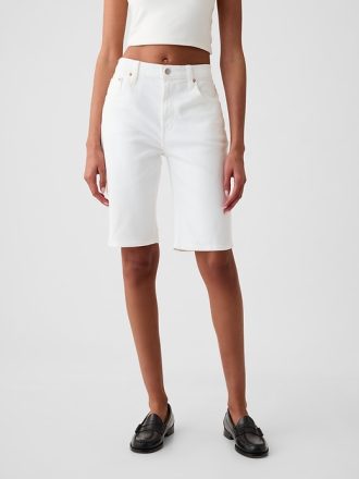 9″ High Rise Bermuda Shorts