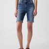9″ High Rise Bermuda Shorts