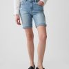 9″ High Rise Bermuda Shorts