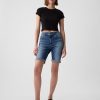 9″ High Rise Bermuda Shorts