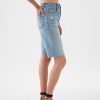 9″ High Rise Bermuda Shorts