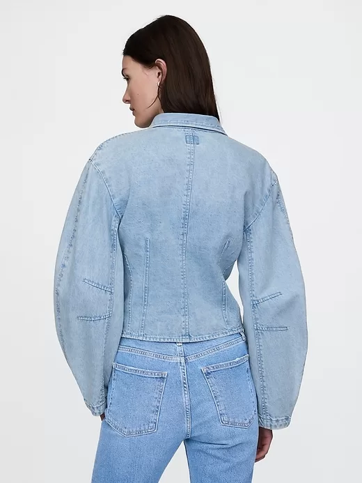 Barrel-Sleeve Denim Shirt Barrel-Sleeve Denim Shirt