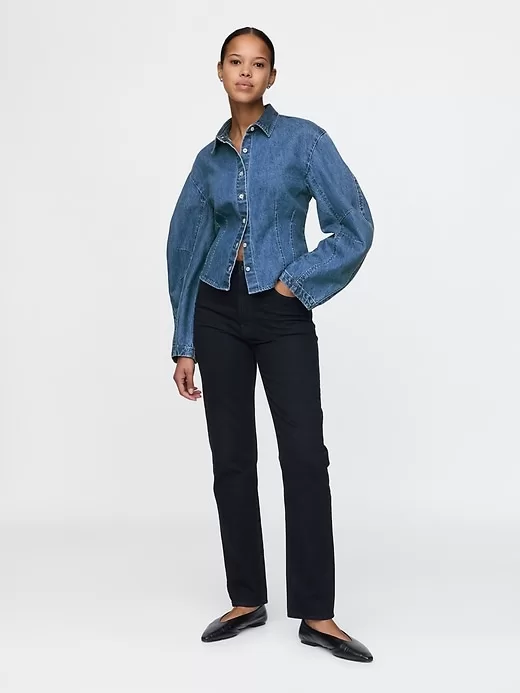 Barrel-Sleeve Denim Shirt Barrel-Sleeve Denim Shirt