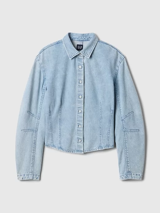 Barrel-Sleeve Denim Shirt Barrel-Sleeve Denim Shirt