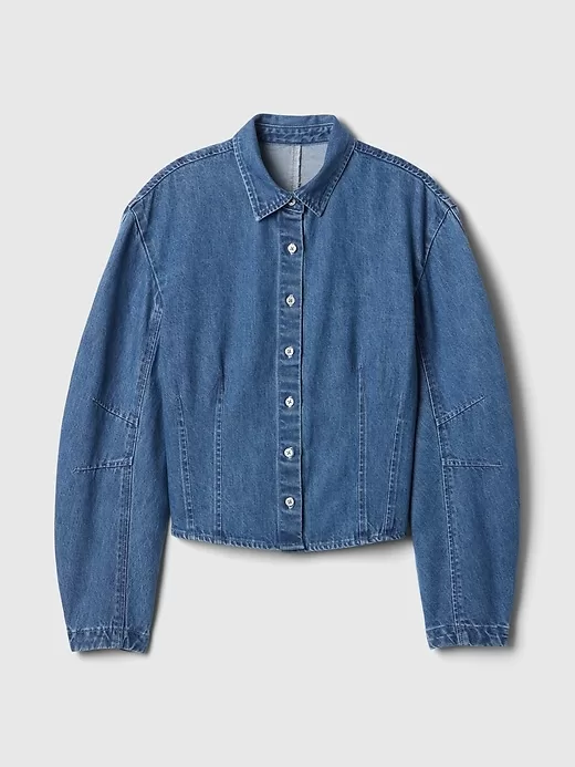 Barrel-Sleeve Denim Shirt Barrel-Sleeve Denim Shirt