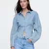 Barrel-Sleeve Denim Shirt Barrel-Sleeve Denim Shirt