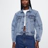 Barrel-Sleeve Icon Denim Jacket