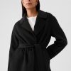 Belted Double-Faced Wool Coat
