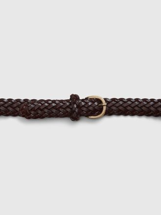 Braided Leather Belt Braided Leather Belt