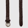 Braided Leather Belt