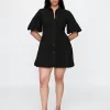 Bubble Mini Shirtdress