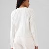 Cable-Knit Cropped Sweater