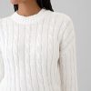Cable-Knit Cropped Sweater