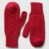 Cable-Knit Mittens