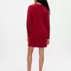 CashSoft Cable-Knit Mini Sweater Dress