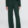 CashSoft Cable-Knit Sweater Pants