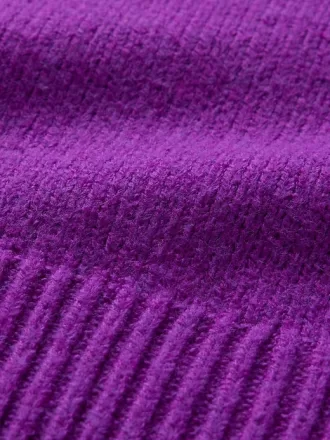 CashSoft Cropped High V-Neck Sweater