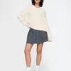 CashSoft Cropped High V-Neck Sweater