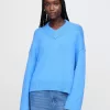 CashSoft Cropped High V-Neck Sweater CashSoft Cropped High V-Neck Sweater