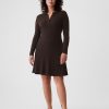CashSoft Polo Mini Sweater Dress