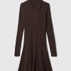 CashSoft Polo Mini Sweater Dress