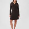 CashSoft Polo Mini Sweater Dress