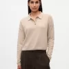 CashSoft Relaxed Polo Sweater