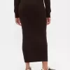 CashSoft Rib Maxi Sweater Skirt