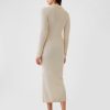CashSoft Rib Midi Polo Sweater Dress