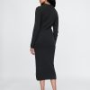 CashSoft Rib Midi Polo Sweater Dress