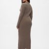 CashSoft Rib Midi Polo Sweater Dress