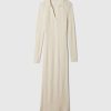 CashSoft Rib Midi Polo Sweater Dress