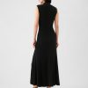 CashSoft Rib Mockneck Maxi Sweater Dress