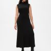 CashSoft Rib Mockneck Maxi Sweater Dress