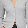 CashSoft Rib Polo Cardigan