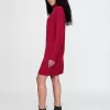 CashSoft Rib Turtleneck Mini Sweater Dress
