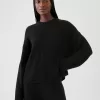 CashSoft Shaker-Stitch Crewneck Sweater CashSoft Shaker-Stitch Crewneck Sweater