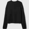 CashSoft Shaker-Stitch Crewneck Sweater CashSoft Shaker-Stitch Crewneck Sweater