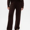 CashSoft Shaker-Stitch Sweater Pants