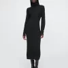 CashSoft Turtleneck Maxi Sweater Dress