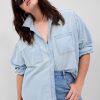 Chambray Denim Big Shirt