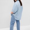 Chambray Denim Big Shirt