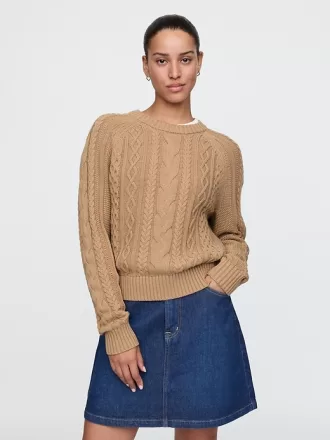 Classic Cable-Knit Sweater