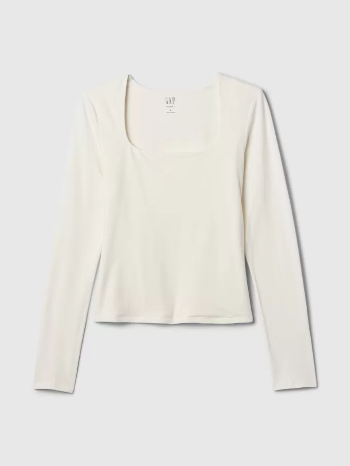 CloseKnit Jersey Square-Neck Top