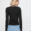 CloseKnit Jersey Square-Neck Top