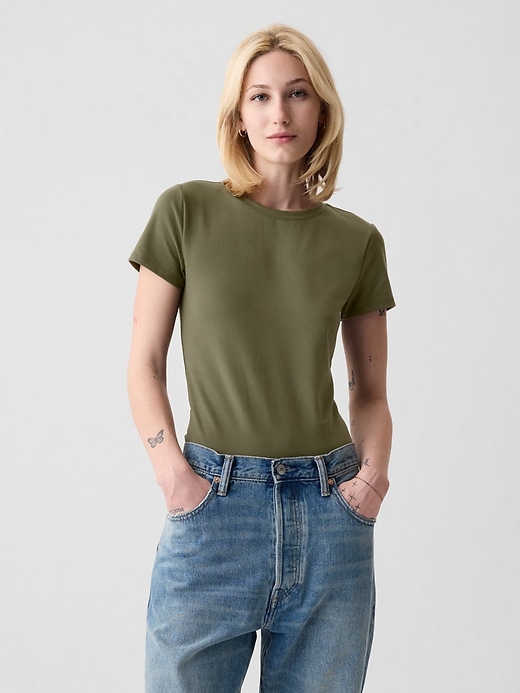 Compact Jersey T-Shirt Bodysuit Compact Jersey T-Shirt Bodysuit