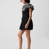 Crinkle Gauze Embroidered Mini Dress Crinkle Gauze Embroidered Mini Dress