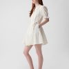 Crinkle Gauze Mini Dress