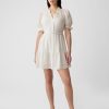 Crinkle Gauze Mini Dress