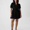 Crinkle Gauze Mini Dress